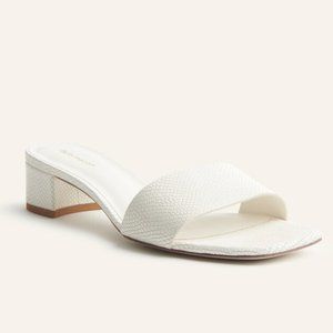 Reformation Mandy Minimal Block Heel Mule white - New, Size 8.5